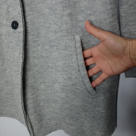 J. Jill merino woll button down cardigan size medium - Picture 4 of 8